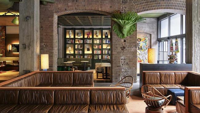 The Ace Hotel lobby in Surry Hills, Sydney. Picture: Supplied