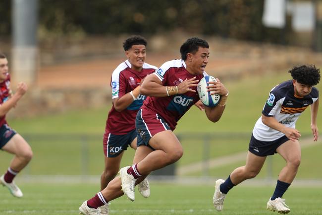 Agapetos Lote-Felo. ACT Brumbies vs. QLD U16s, Saturday, 5 October 2024, Photo Credit: Greg Collis / CBR Sports Photography.