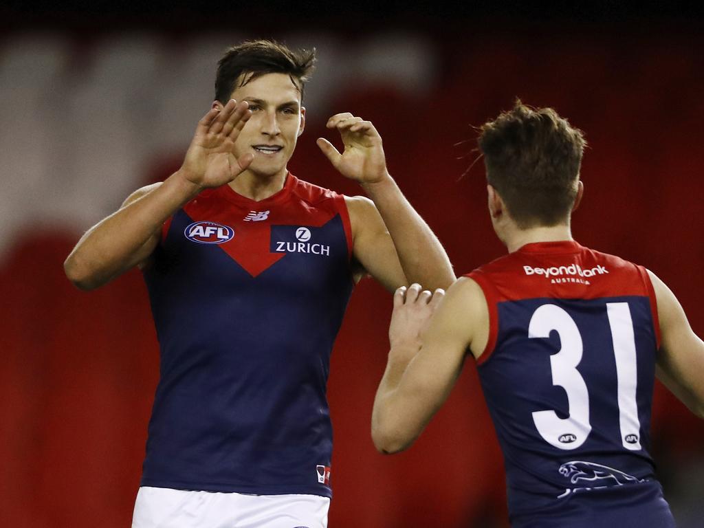 Melbourne were forced into their normal guernseys.