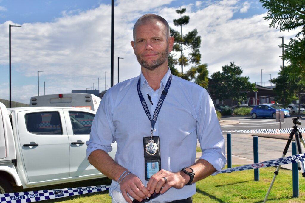 Hervey Bay Detective Seargent Mick Polit. Picture: Isabella Magee