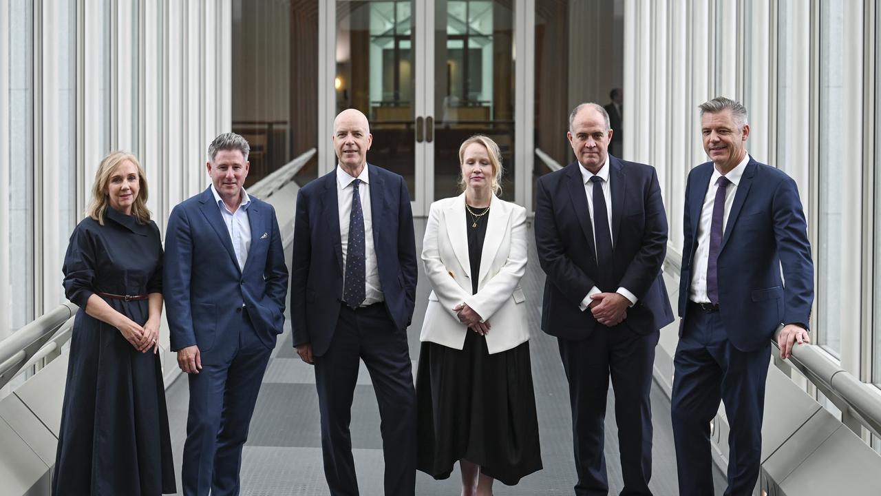 Free-to-air TV executives united in support of the Albanese government’s legislative overhaul. Picture: NCA NewsWire / Martin Ollman