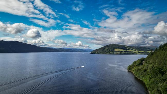 An aerial view of Loch Ness, home to the fabled creature. Picture: Jeff J Mitchell/Getty Images