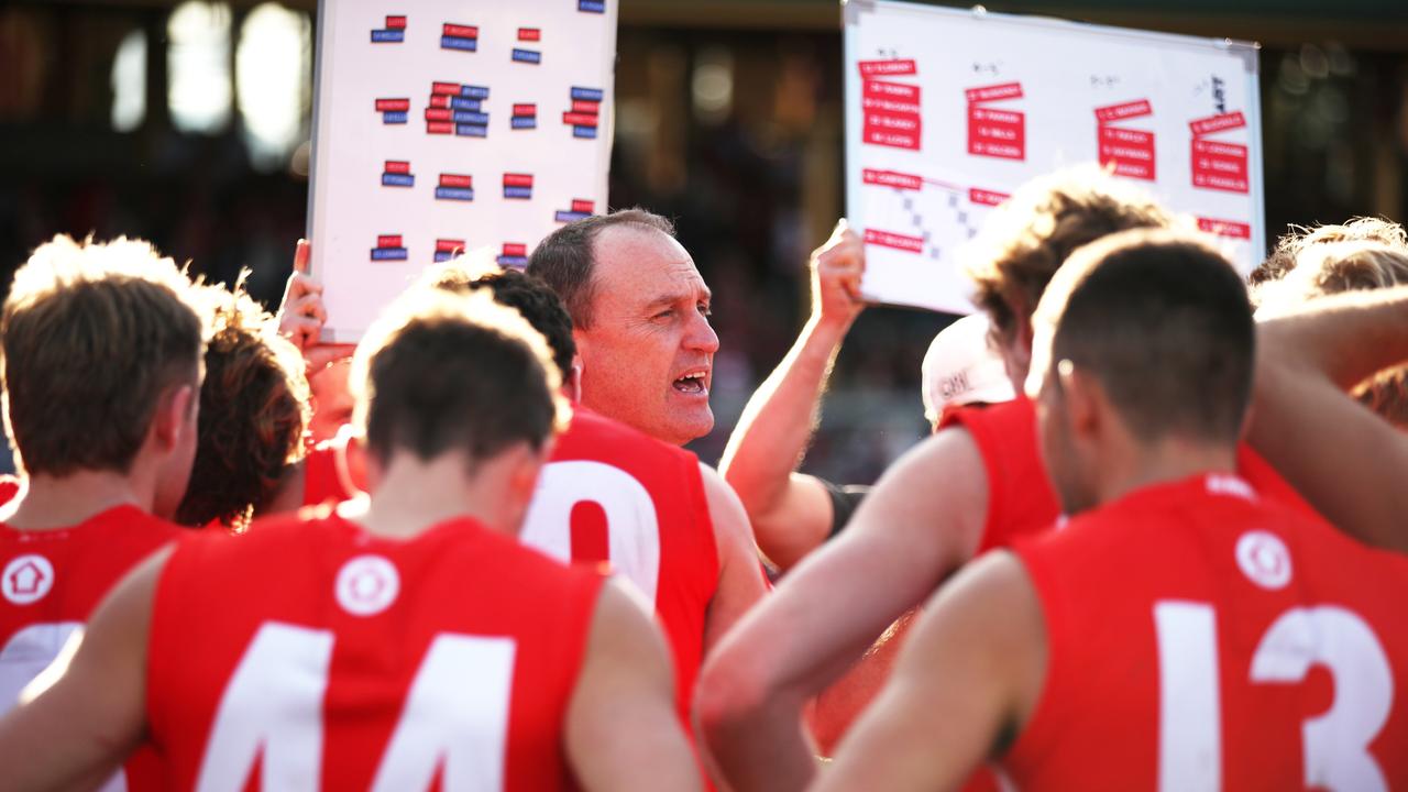 John Longmire has declared Luke Parker plays the game “the right way” Picture: Getty Images