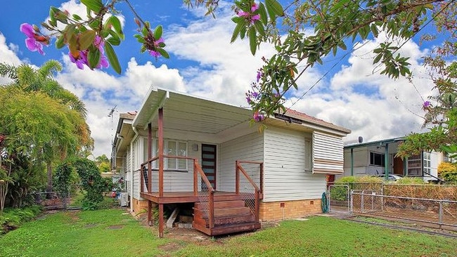 This three-bedroom home at Brenda Street, Morningside, will be auctioned at 1pm.