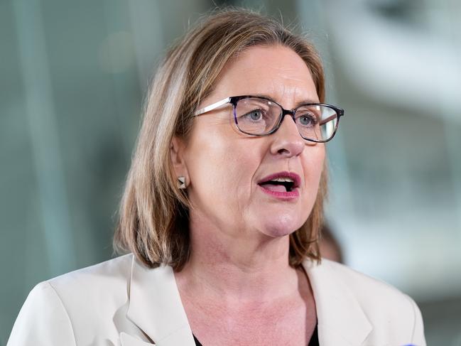 Jacinta Allan says she was shocked by Peter Dutton’s comments. (Photo by Asanka Ratnayake/Getty Images)