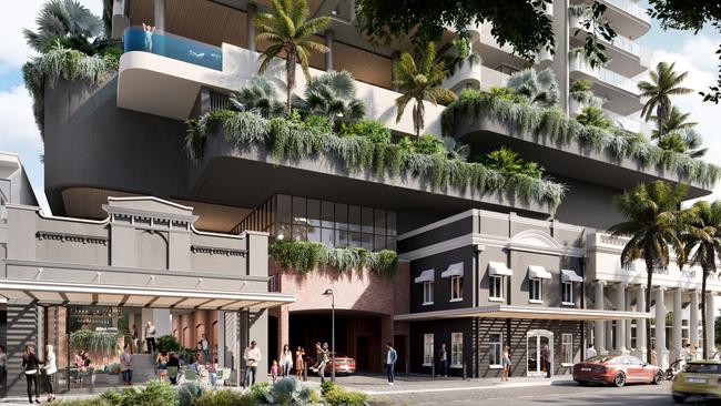 Artist impression of Cairns Post building development. Picture: Supplied