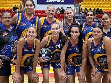 The Tracy Village Jets have won 13 of 14 games from the Women’s Championship Season so far. Picture: Darwin Basketball Association.