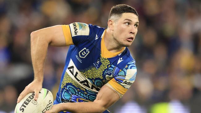 Parramatta’s premiership puzzle has secured two key pieces, with the club re-signing halfback Mitch Moses (pictured) and backrower Ryan Matterson. Picture: Mark Evans/Getty Images