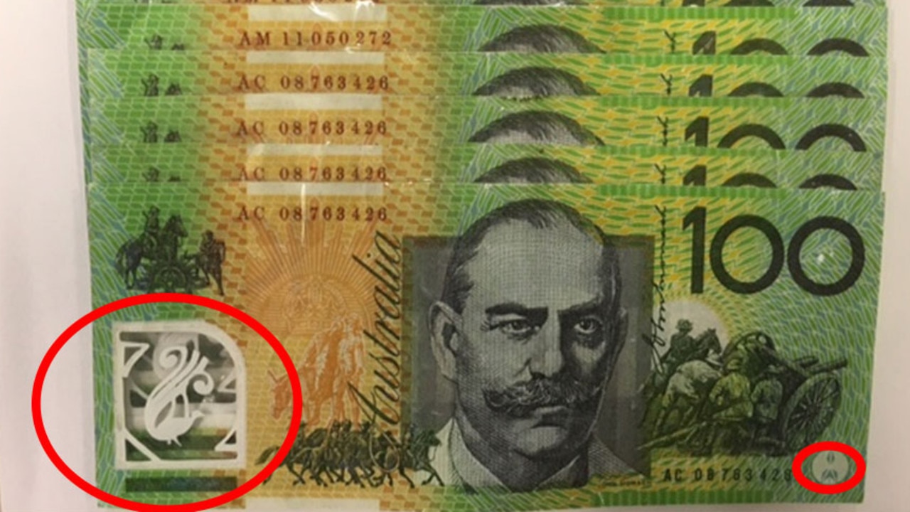 Australian new 50 dollar note - Counterfeit money detection