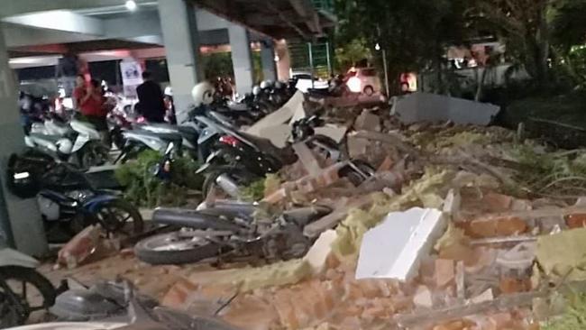 Images from Bali, after an earthquake hit Lombok tonight, 05 August 2018. Photo: Twitter / @bieberfeveridshttps://twitter.com/bieberfeverids