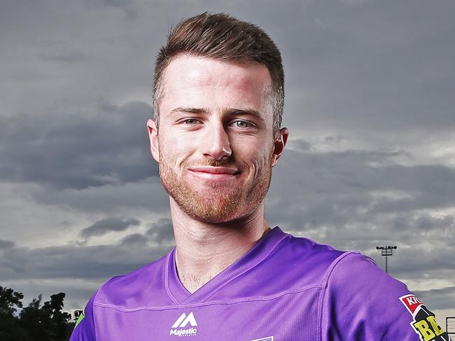 ***DO NOT USE WITHOUT PERMISSION FROM RICHARD JUPE AT HOBART MERCURY*** Hobart Hurricanes media day from Blundstone Arena ahead of the 2019/20 Twenty20 Big Bash League.  Mac Wright. Picture: Zak Simmonds