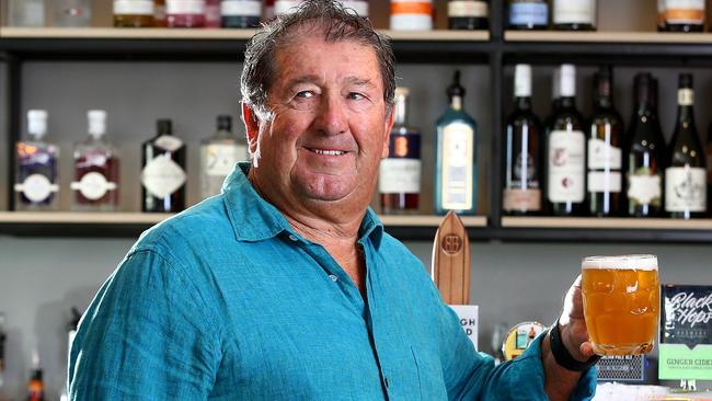 Old-school publican Tony Condon outside the Currumbin Creek Tavern which he formerly owned. Pics Adam Head