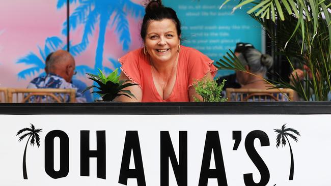 9th December 2020 – Shelly Ives has opened a new cafe/bar in Surfers Paradise called Ohana's. Photo: Scott Powick NEWSCORP