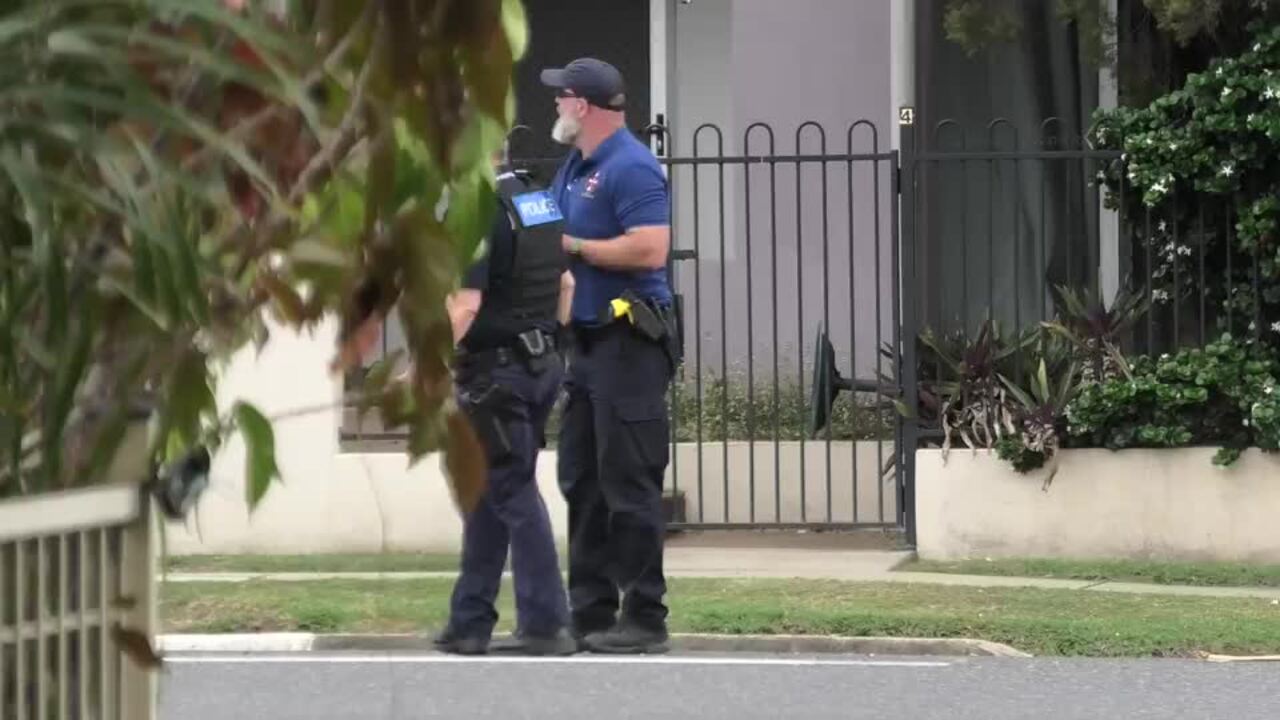 Police attending an incident on Campbell Street on December 4