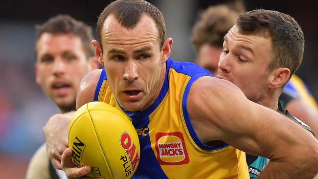 Eagles captain Shannon Hurn rates elite for intercept possessions and intercept marks.