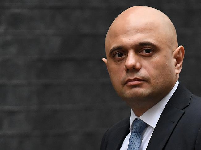 Britain's Health Secretary Sajid Javid has relaxed visitation rules on British elder care homes in the wake of vaccination rollout. Picture: AFP