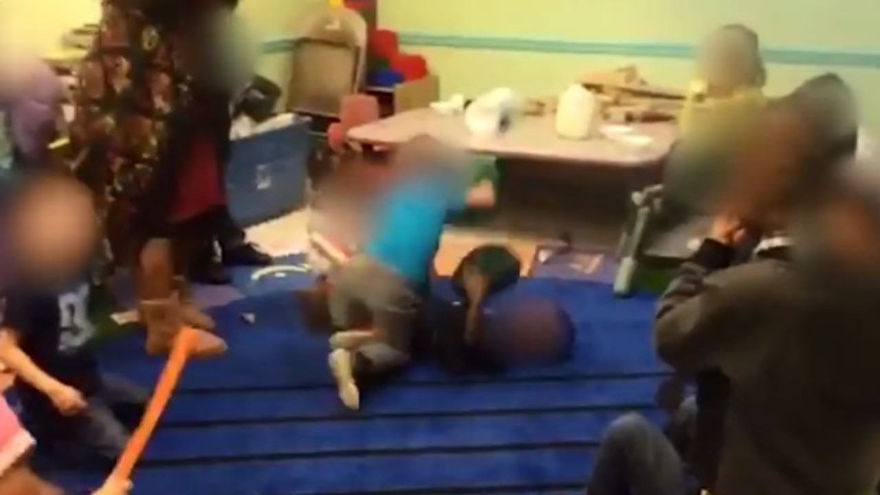 US daycare ‘fight club’ Mum shares video of brawling kids