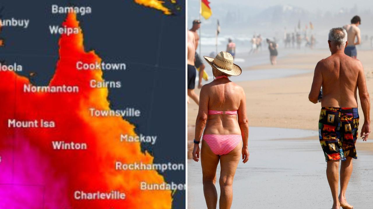 Supercell, large hail threat for Qld amid 40C temp spike