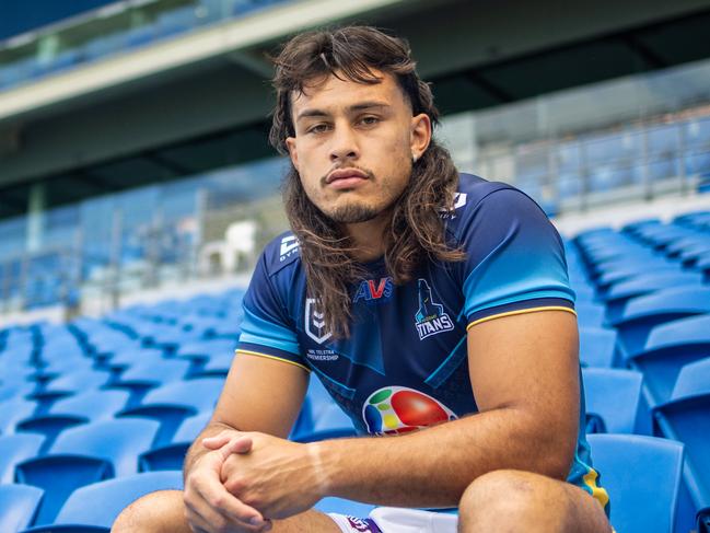 Gold Coast star Tino Fa'asuamaleaui. Pic: Titans Digital