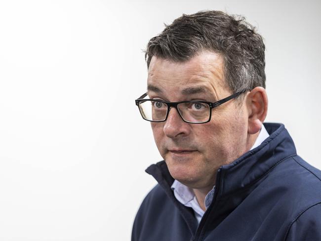 MELBOURNE, AUSTRALIA - NewsWire Photos OCTOBER 17, 2022: Victorian Premier Daniel Andrews during a press conference at the State Control Centre. Picture: NCA NewsWire / Aaron Francis