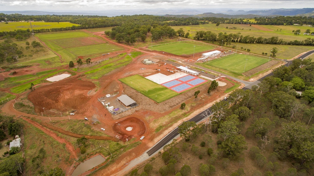 FILE PHOTO: The land on which the Highfields Sports Park is built was purchased by the council for $4.18 million in 2013. Council is looking to buy more land on Cronin Road. . Picture: Contributed