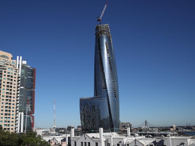 Packer has a two-storey apartment in the Barangaroo Crown building. Picture: David Swift