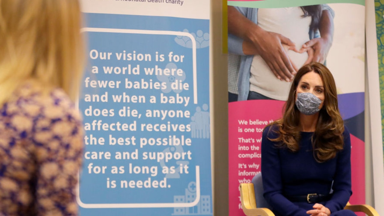 The Duchess of Cambridge during a visit to the Institute of Reproductive and Development Biology in October. Picture: Kirsty Wigglesworth/WPA Pool/Getty Images.