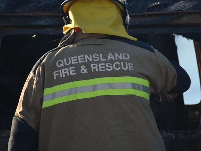 River St van fire. Picture Lillian Watkins QFES generic