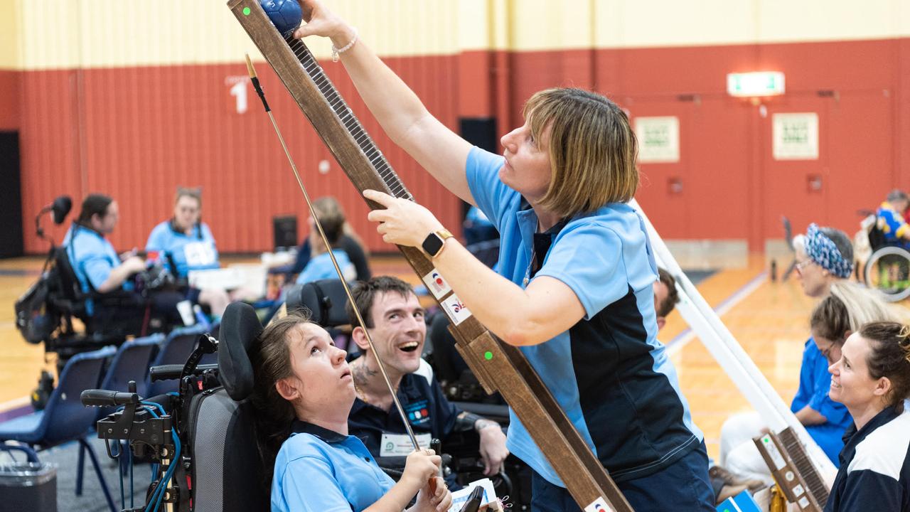 Boccia player Jamieson Leeson with her mother Amanda who will be in Tokyo with her. Pic: Supplied