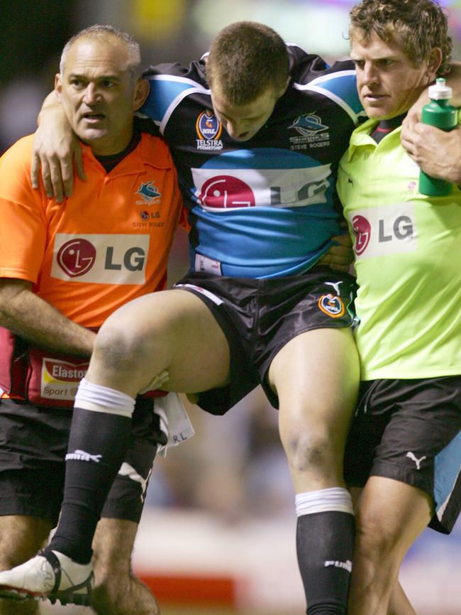 That injury ended Caine’s chance of a career in rugby league.