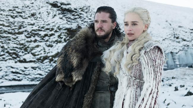 Jon Snow and Daenerys Targaryen. Picture: HBO