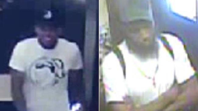 Police have released images of two men sought in relation to the alleged attempted blackmail of MP Garth Ward.