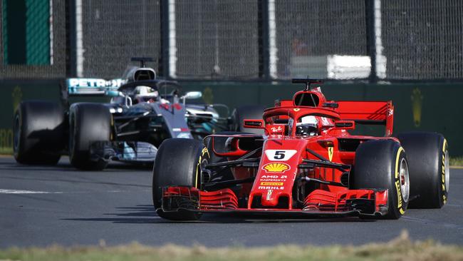 Sebastian Vettel won the Australian Formula 1 Grand Prix in Melbourne, Australia.