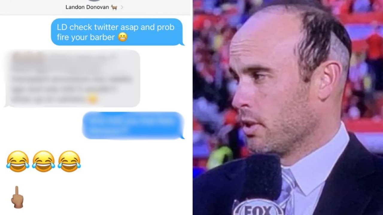 Text message exposes truth behind Landon Donovan’s viral haircut on Fox ...