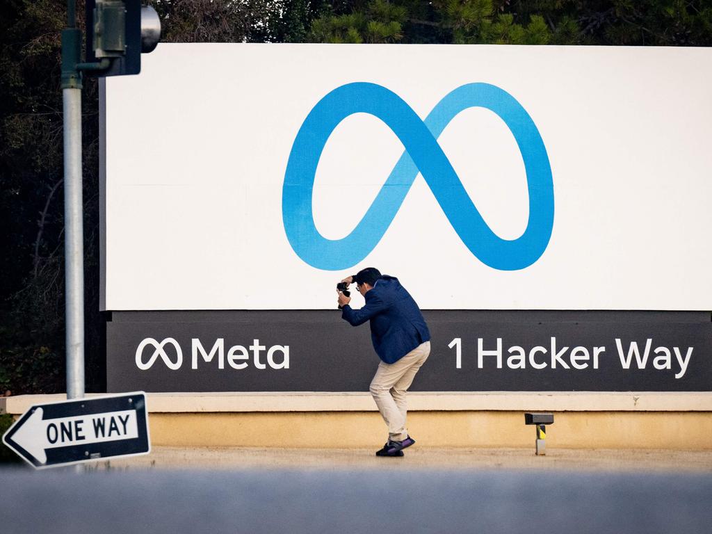 Meta corporate headquarters in Menlo Park, California. Picture: Josh Edelson/AFP