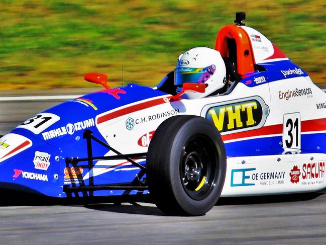 Jayden Ojeda is continuing his top form in Formula Ford racing. Picture: Scott Moore.