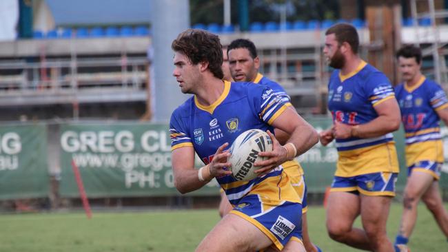 The Marist Brothers Rams were forced to get changed underneath a marquee for much of the season, as their home ground, Oakes Oval in Lismore, didn’t have any dressing sheds. Photo: Cee Bee’s Photos.