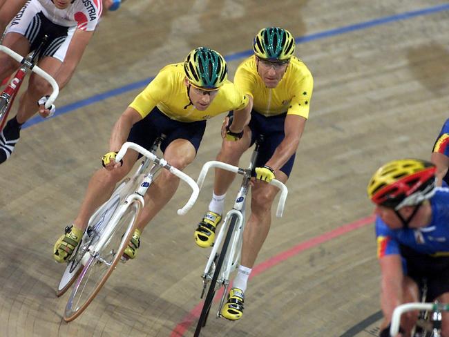 The Dunc Gray Velodrome where Scott McGrory and Brett Aitken won gold in the Madison at the Sydney Olympics is facing an uncertain future. Picture: Supplied