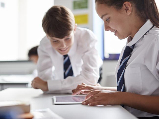 Boys fall behind girls in reading at high school. Picture: iStock