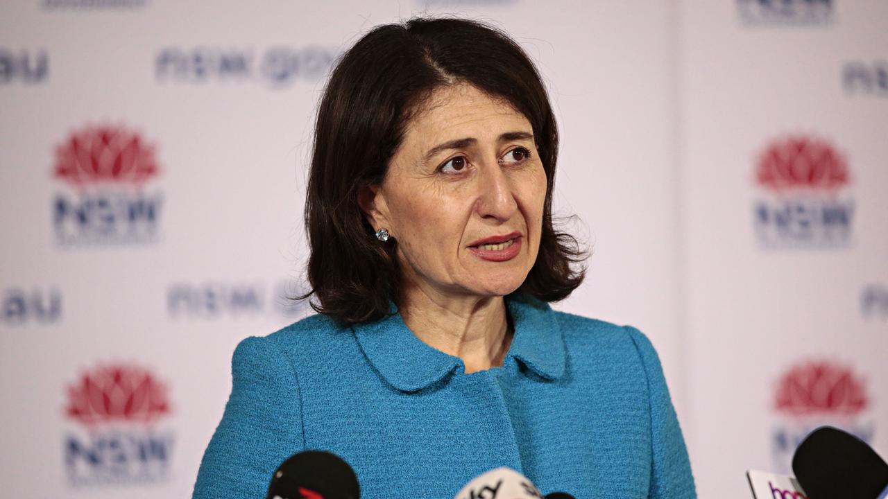 NSW Premier Gladys Berejiklian speaking at the daily press conference. Picture: NCA NewsWire/Adam Yip