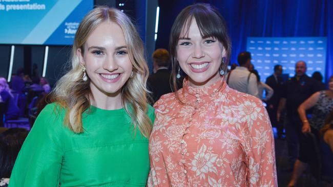 Taboo co-founders Isobel Marshall – the 2021 Young Australian of the Year – and Eloise Hall Picture: Brenton Edwards