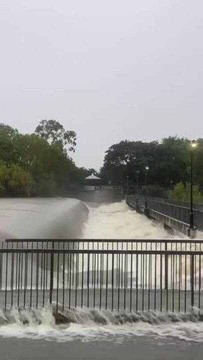 Ross River raging in Townsville after record rainfall