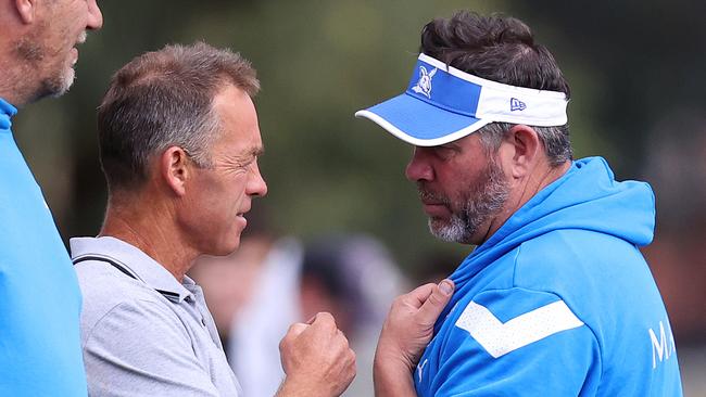 North Melbourne interim coach Brett Ratten says he wants to give Alastair Clarkson space away from football as he focuses on his wellbeing. Picture: Mark Stewart