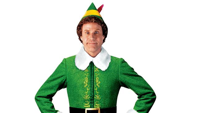 Will Ferrell as the sugar-sweet Buddy in Elf.