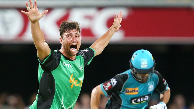 Marcus Stoinis in action for Melbourne Stars.