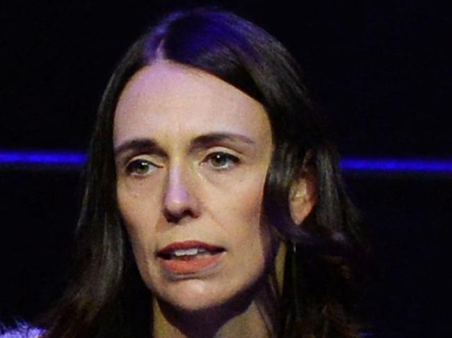 New Zealand's Prime Minister Jacinda Ardern speaks during a national remembrance service in Christchurch on March 13, 2021, to mark two years since the Christchurch mosque attacks in which 51 people were killed and dozens were injured following the mass shooting on March 15, 2019. (Photo by SANKA VIDANAGAMA / AFP)