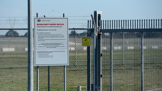 A Department of Agriculture bio quarantine complex in Mickleham. Picture: NCA NewsWire / Andrew Henshaw