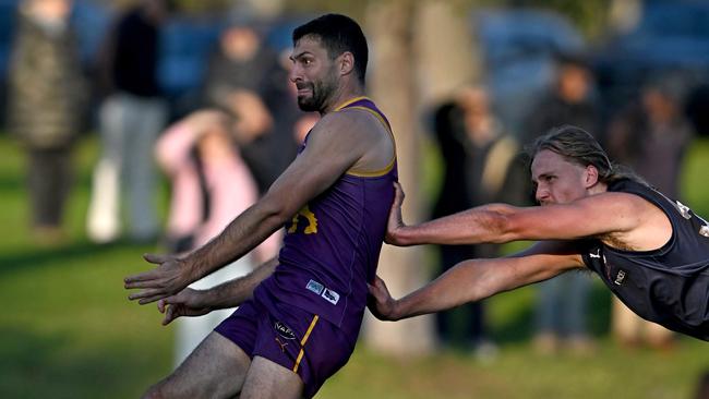 Collegians’ David Mirra. Picture: Andy Brownbill