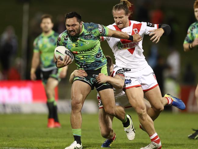 Raiders winger Jordan Rapana. Picture: Mark Metcalfe/Getty Images