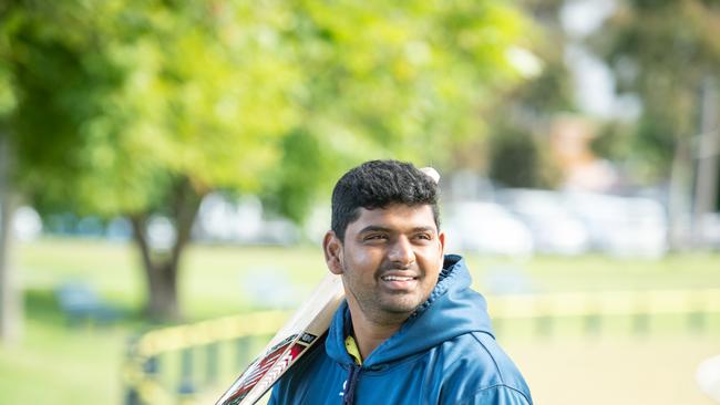 01-12-2022 Guild-St Mary's bat Khasim Pathan is leading the GCA4 batting rankings after an unbeaten 160 last round. Picture: Brad Fleet